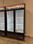 TRUE TWO GLASS DOOR COOLER