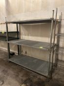 GALVANIZED STEEL 3 TIER STORAGE RACK