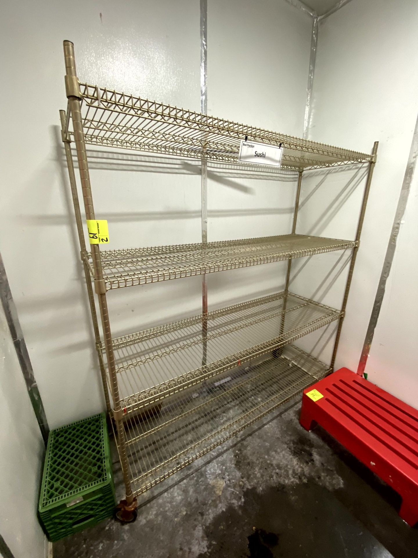 BRASS TONE METRO RACK