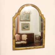 Small mirror in lacquered wood Italy, XVIII-XIX sec.