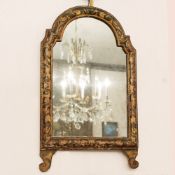 Lacquered wood mirror Italy, XVIII century.