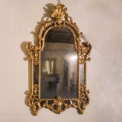 ♢ Gilded wood mirror Italy, 20th century