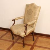 Walnut armchair Italy, 19th century