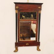 Lacquered and gilded wood mirror Italy, XVIII century.