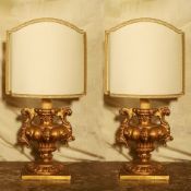 ♢ Pair of table lamps Italy, 19th-20th century