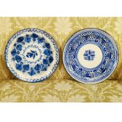 Two majolica plates Italy, 19th century