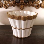 White porcelain cachepot Italy, 20th century