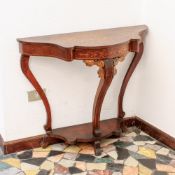 Small Charles X style console beginning of the 20th century