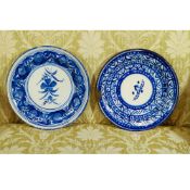Two majolica plates Italy, 19th century