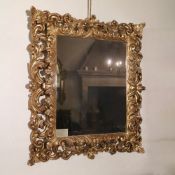 ♢ Gilded wood mirror Italy, 20th century