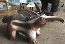 Ride-On Anteater, Approx. Height 0.5m, Approx. Length 1.8m, Gross Weight 40.5kg, constructed from