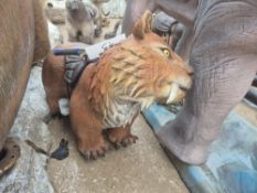 Ride-On Saber-Tooth Tiger, Approx. Height 0.5m, Approx. Length 1.6m, Gross Weight 38kg,