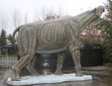 Animatronic Giant Rhinoceros, Dimensions Approx. Height 5m, Gross Weight 869kg. Constructed from