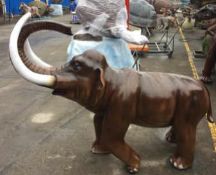 Mammoth, Approx. Height 0.9m, Approx. Length 1.8m, Gross Weight 45kg, constructed from fiberglass