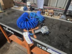Sealey ¾in. Drive Model SA604 Impact Wrench, twin hammer, with compressed air pipe as set out
