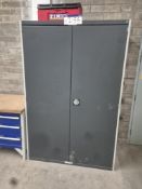 Double Door Steel Cabinet (no key) (contents excluded) Please read the following important