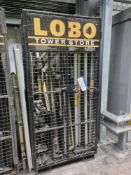 Lobo Tower Store Scaffolding Access Equipment, in steel cage (located in warehouse) auction 23.7.