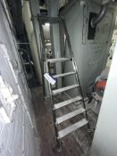 Six Rise Folding Alloy Ladder (Take Out Charge - £10 + VAT) Please read the following important