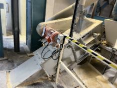 Buhler Chain Conveyor, serial no. 10232454, approx. 400mm wide on casing, length unknown –