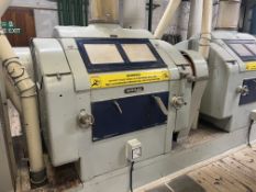Buhler MDDB 800 x 250mm FOUR ROLLER FLOUR MILL, serial no. 10059520, with electric motor drive and