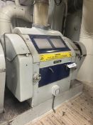 Buhler MDDB 800 x 250mm FOUR ROLLER FLOUR MILL, serial no. 10059463, with electric motor drive and