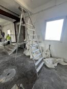 Nine Rise Folding Alloy Stepladder (Take Out Charge - £10 + VAT) Please read the following important