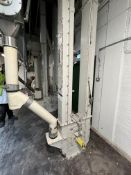 Steel Cased Two Leg Belt & Bucket Elevator, 180mm wide on leg, approx. 20m high, with geared