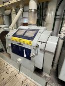 Buhler MDDB 800 x 250mm FOUR ROLLER FLOUR MILL, serial no. 10059461, with electric motor drive and