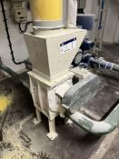Approx. 100mm dia. Geared Motor Driven Rotary Blowing Seal, with intake hopper (Take Out Charge - £