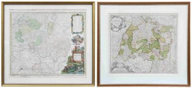 Homann, Johann Baptist and heirs: Two maps