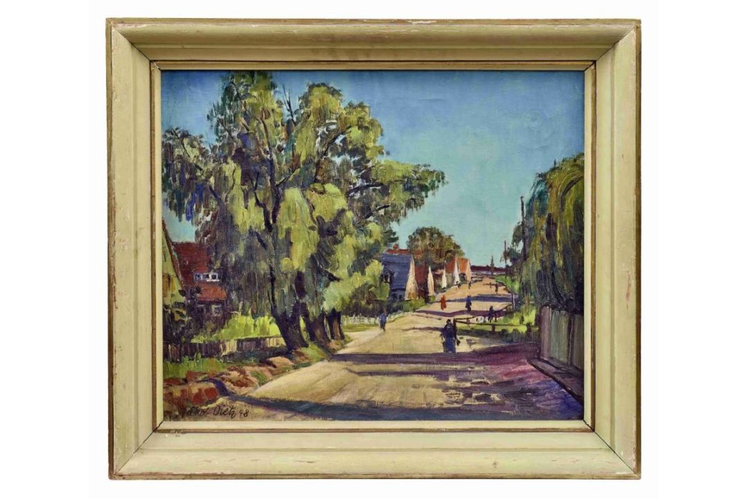 Dietz, Jakob: "Vorstadtstraße" - Bild 1 aus 2