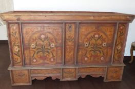 Bauerntruhe, Süddeutschland, dat. 