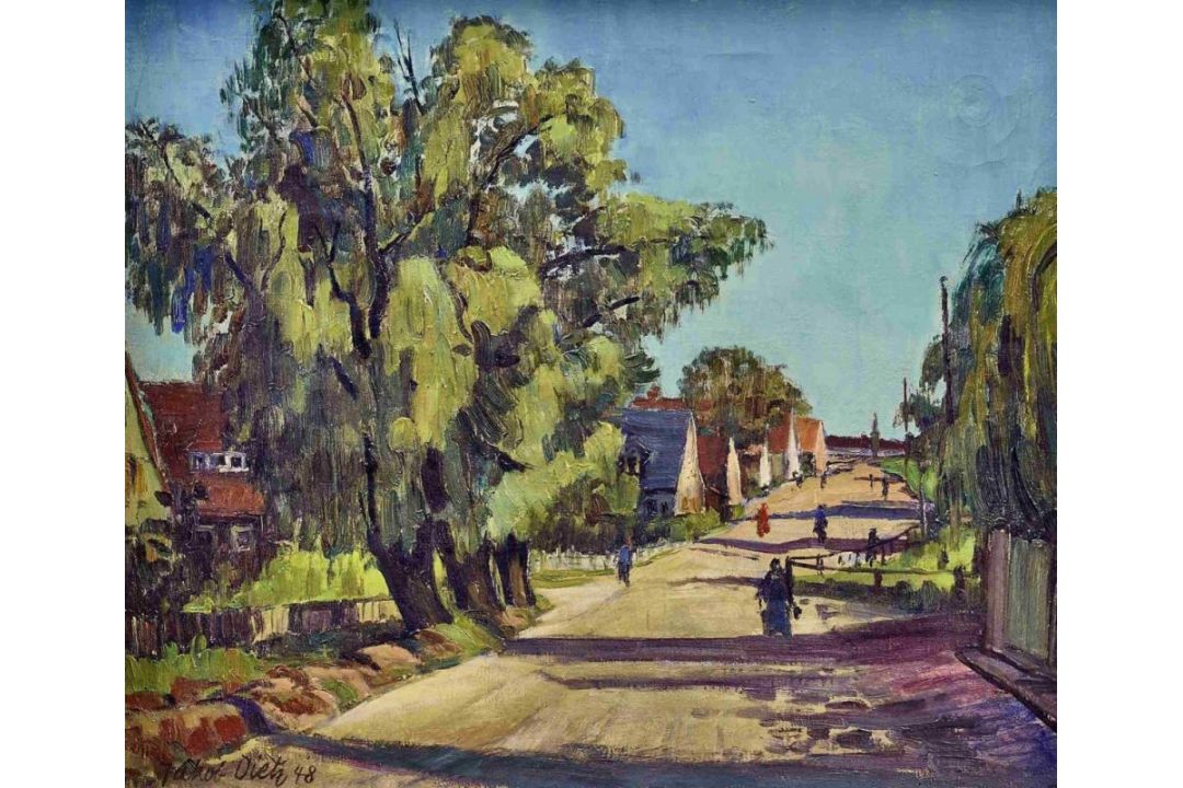 Dietz, Jakob: "Vorstadtstraße" - Bild 2 aus 2