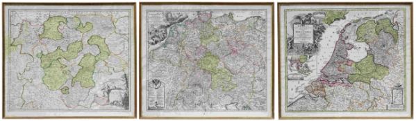 Homann, Johann Baptist: Three maps