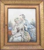 Biedermeier-Schlüsselkästchen, 1. Drittel 19. Jh.