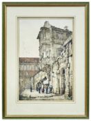 Prout, Samuel: Fassadenfront der Alten Hofhaltung in Bamberg