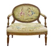 Seltene Louis-XVI.-Kinderbank, Frankreich, um 1780