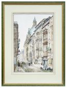 Prout, Samuel: Altstadtstraße in Dresden