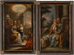 Altomonte, Bartolomeo (Attrib.): Pendants mit religiösen Szenen