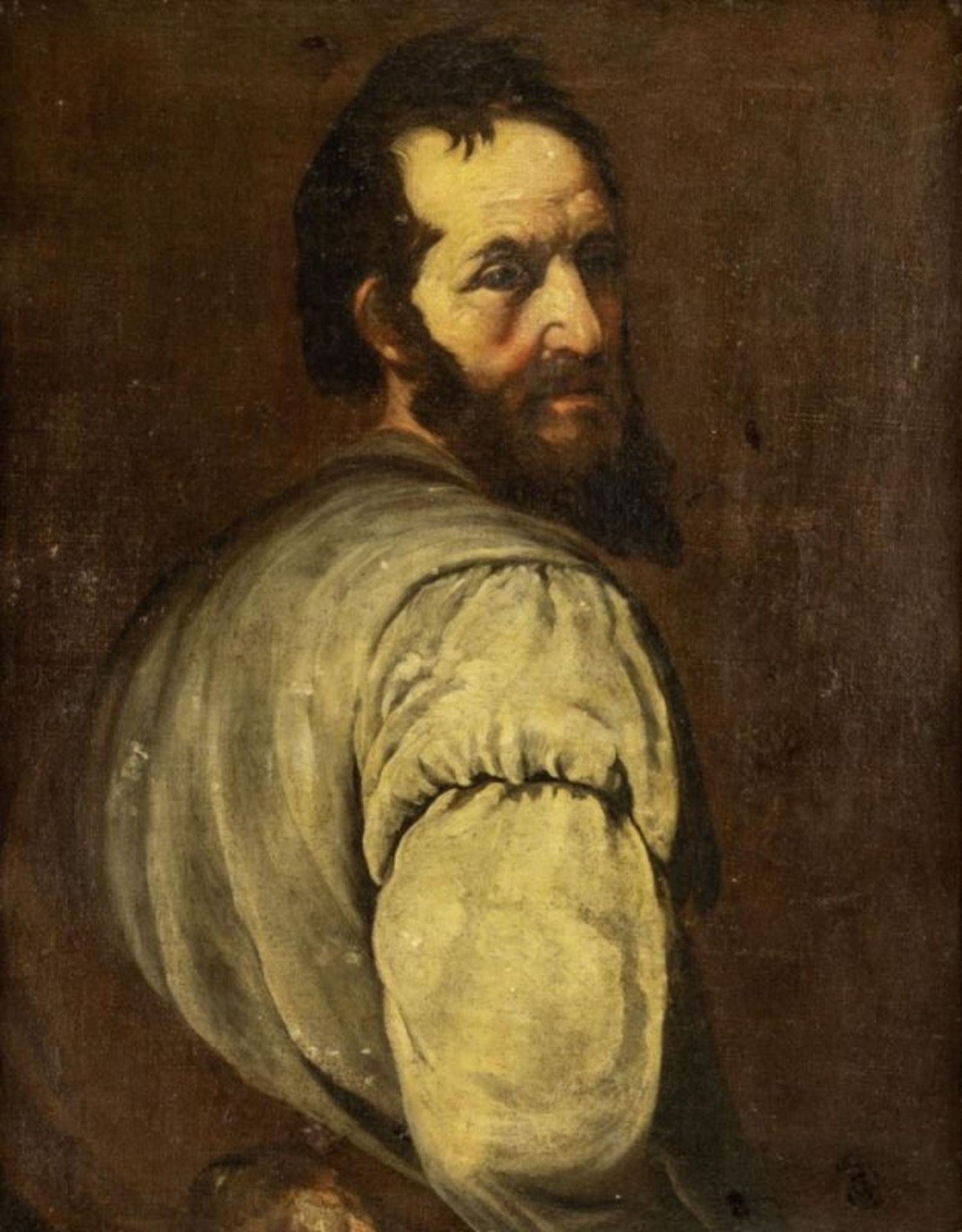 Strozzi, Bernardo (Atelier), Bildnis eines Künstlers - Bild 2 aus 2