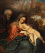 Hotop, Luise: The Holy Family in Landscape