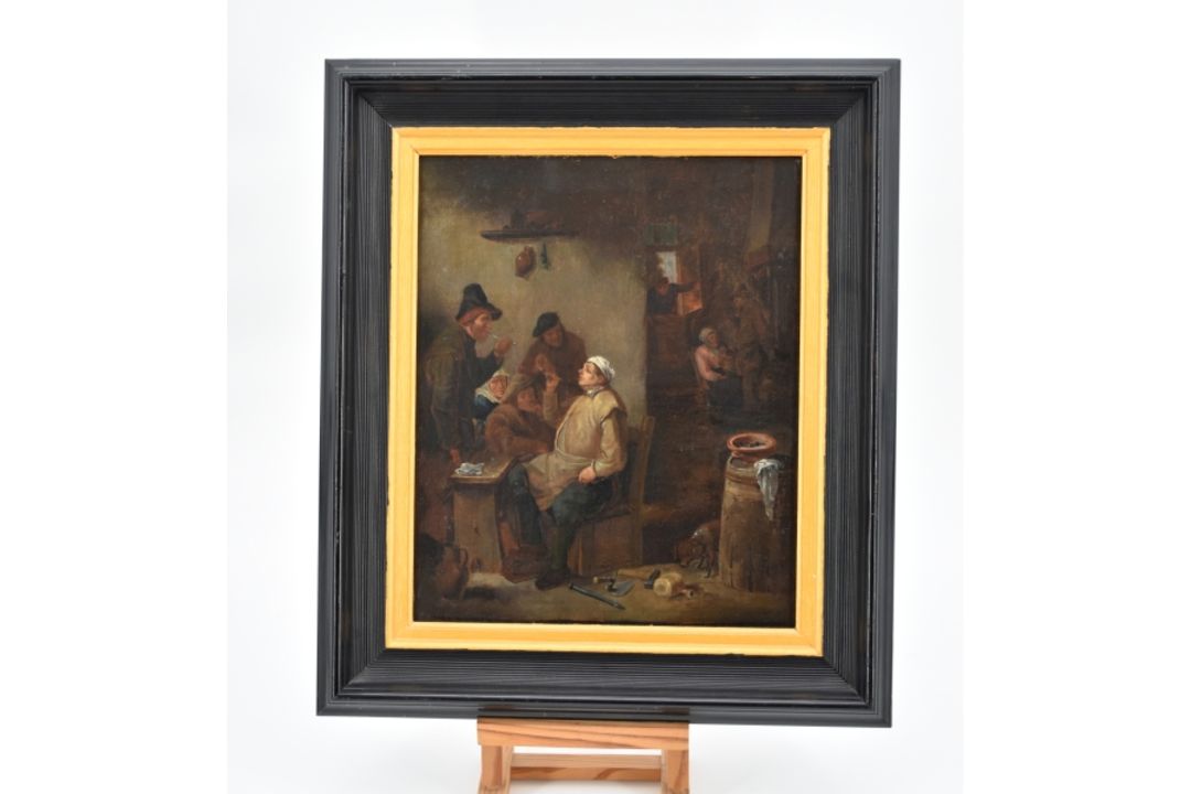 Teniers, David d.J. - Kopie nach: Ein Maurer raucht seine Pfeife in der Taverne - Bild 4 aus 4