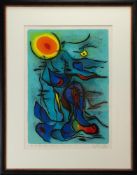Singier, Gustave: Red sun, yellow moon