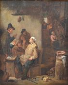 Teniers, David the Younger - Copy after: A mason smoking his pipe in the tavern
