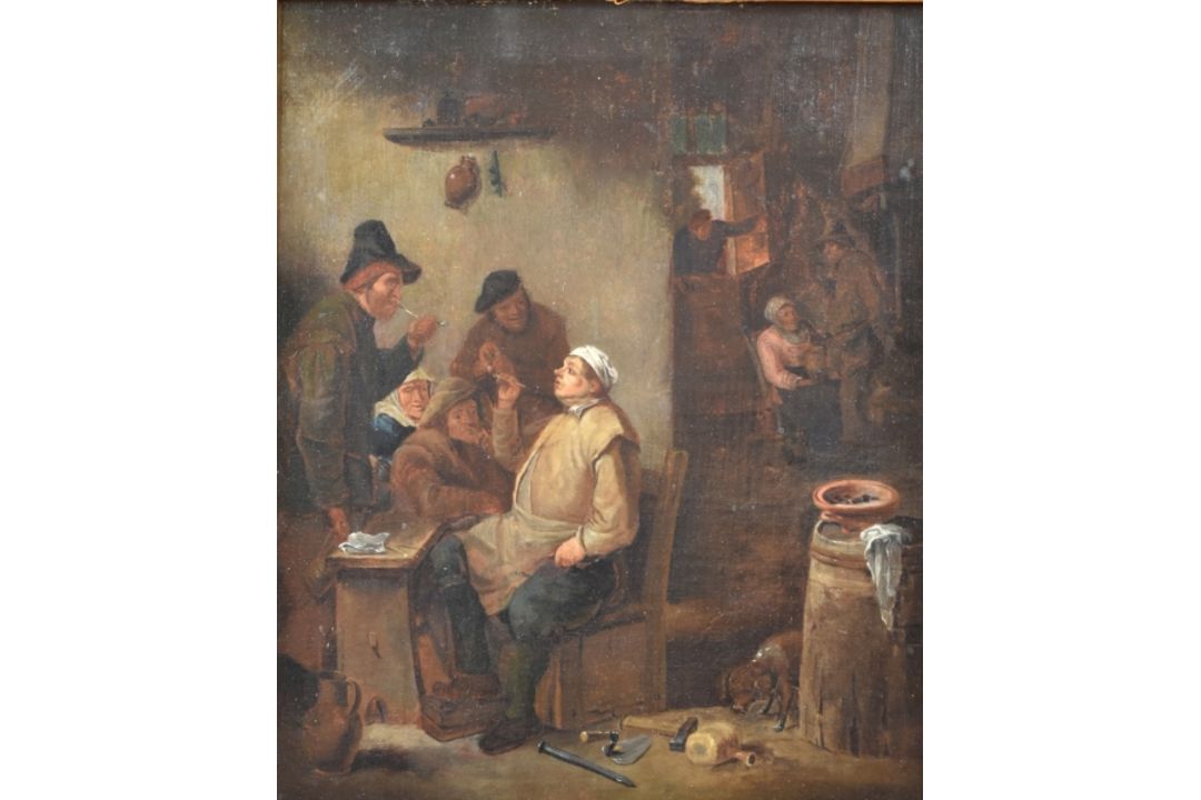Teniers, David d.J. - Kopie nach: Ein Maurer raucht seine Pfeife in der Taverne - Bild 1 aus 4