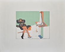 Jones, Allen: Young Woman comtemplating Sculpture