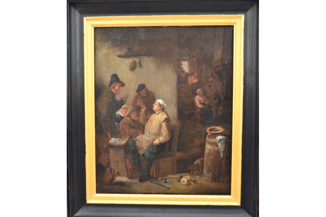 Teniers, David d.J. - Kopie nach: Ein Maurer raucht seine Pfeife in der Taverne - Bild 2 aus 4