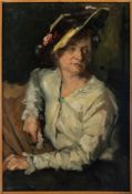 Orth, John William (Johann): Portrait of a Lady with Hat