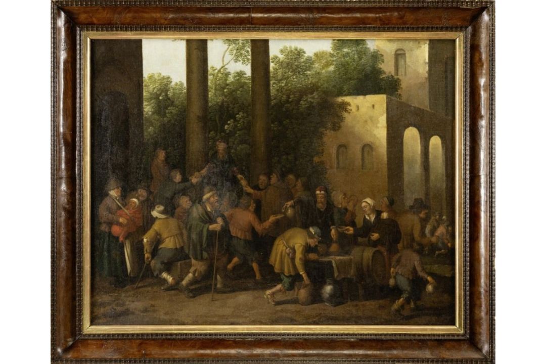 Droochsloot, Joost Cornelisz.: Armenspeisung