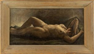 Reclining female nude, 20th century